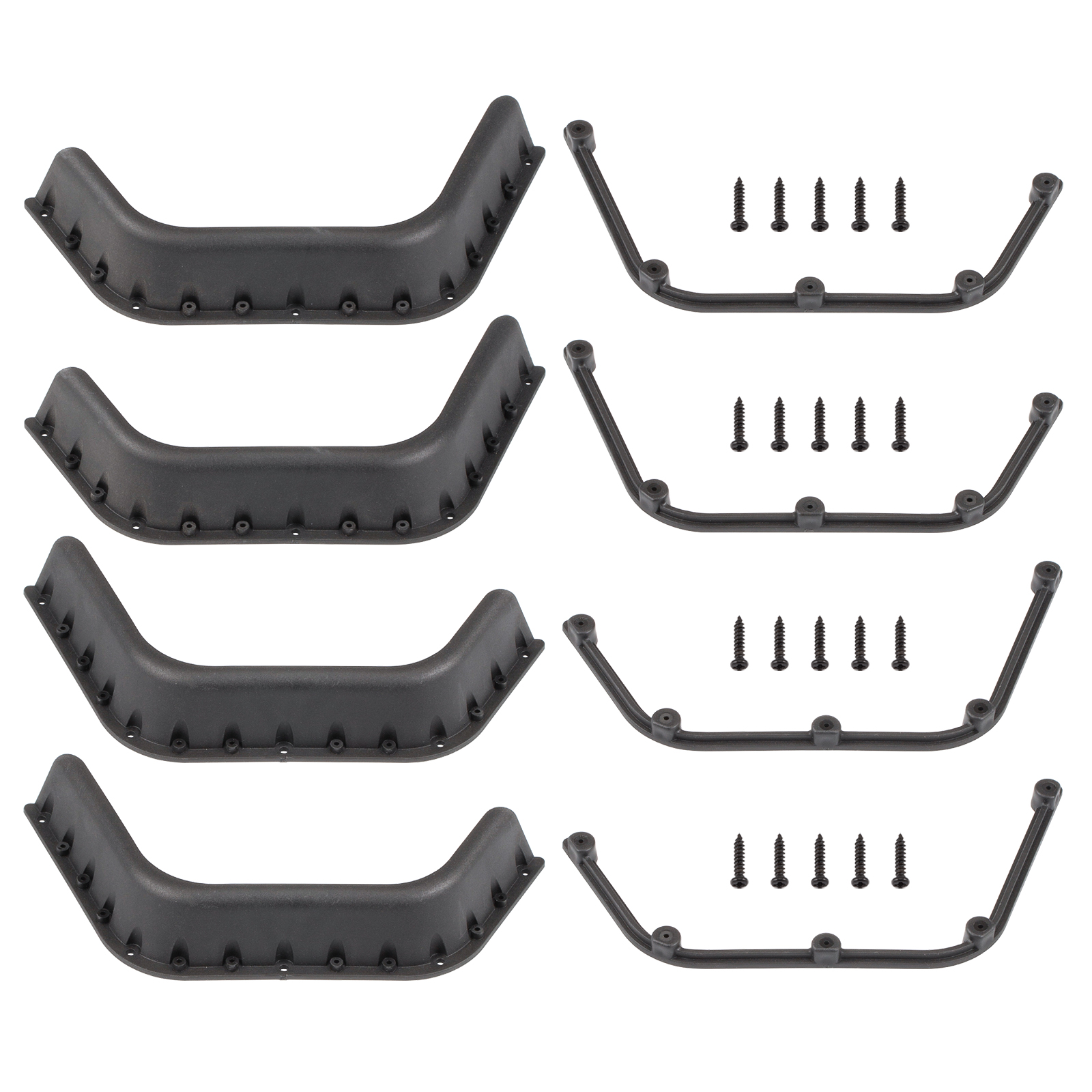 Body Shell Rc - Plastic Wide Fender Flares Set for