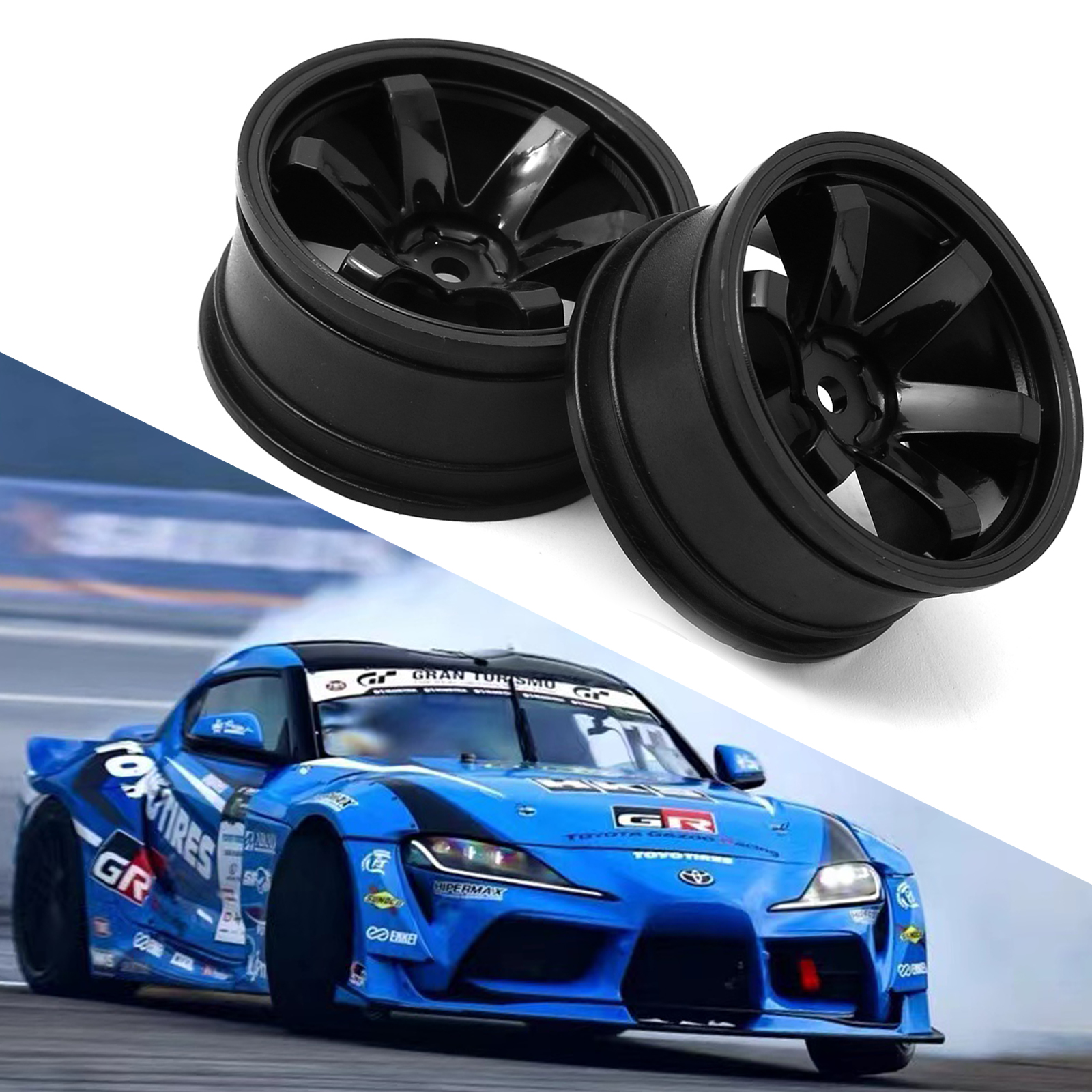 Wheel Rim Rc - 4pcs Plastic Wheel Hub RC Racing