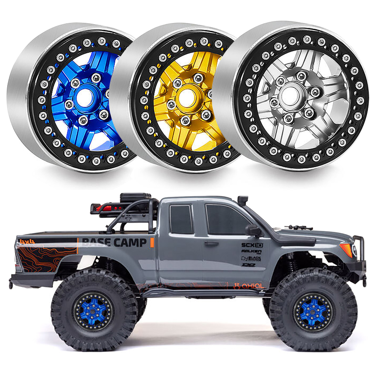 Wheel Rim Rc - 4pcs CNC 1.9 inch Alloy Beadlock