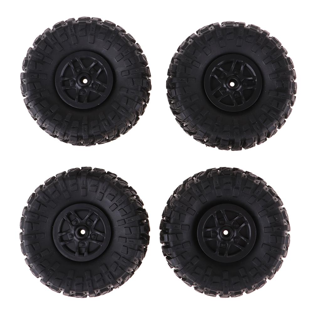 4pcs Black RC Car Tires 1 12 S - Wheel Rim Rc บทวิจารณ์และราคา