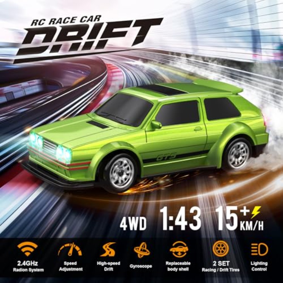 Mini RC Drift Car 1/43 with Gy - Rc Hobby Grade Drift Car บทวิจารณ์และราคา