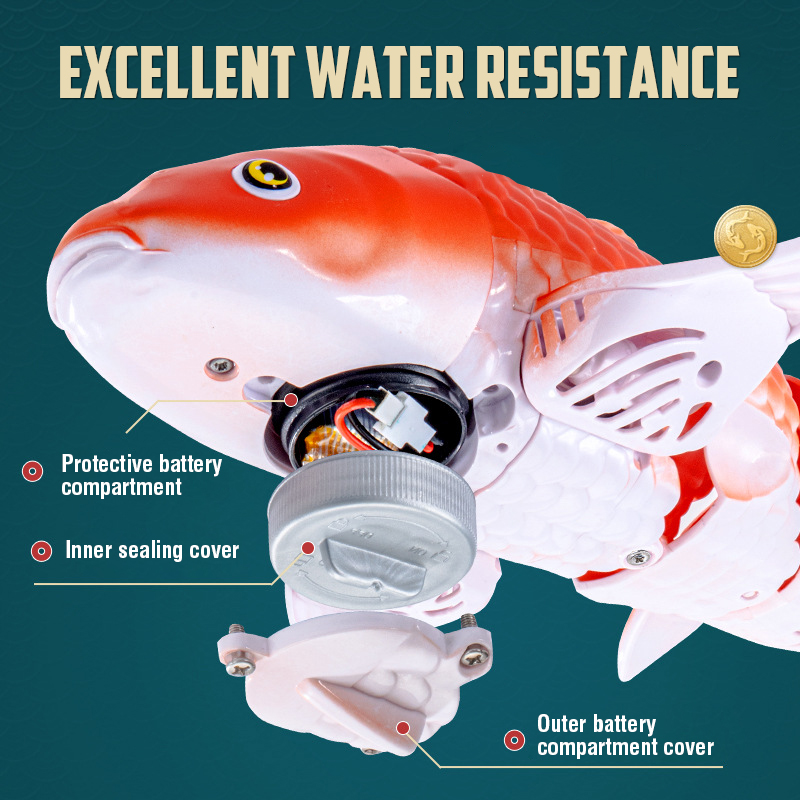 Smart Rc Fish Bionic Koi Fish  - Rc Submarine Water บทวิจารณ์และราคา