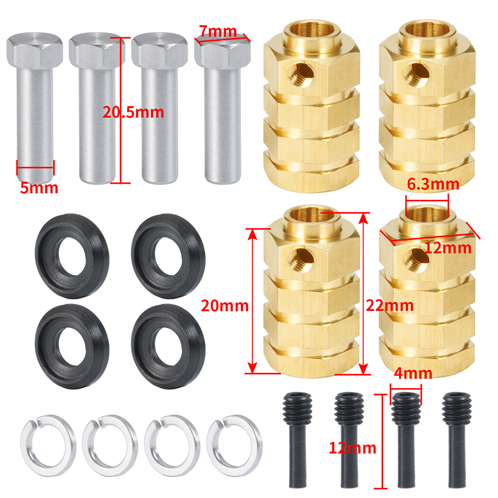 YEAHRUN 4pcs 15/20mm Heavy Dut - Wheel Hex Adapter บทวิจารณ์และราคา