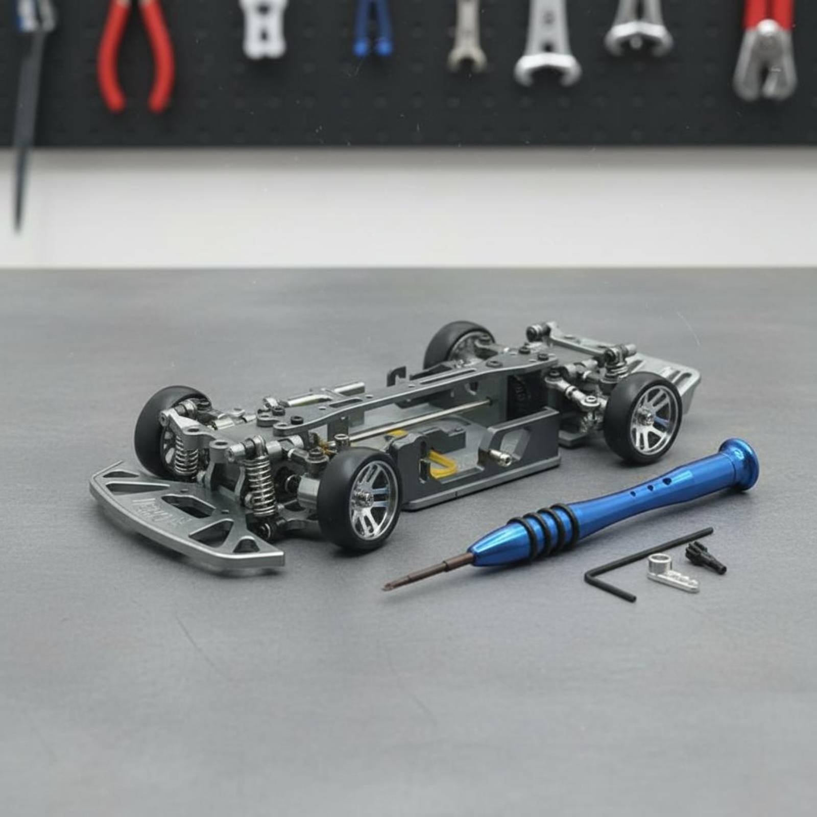 1/28 Scale RC Car Chassis Hobb - Rc Hobby Grade Drift Car บทวิจารณ์และราคา