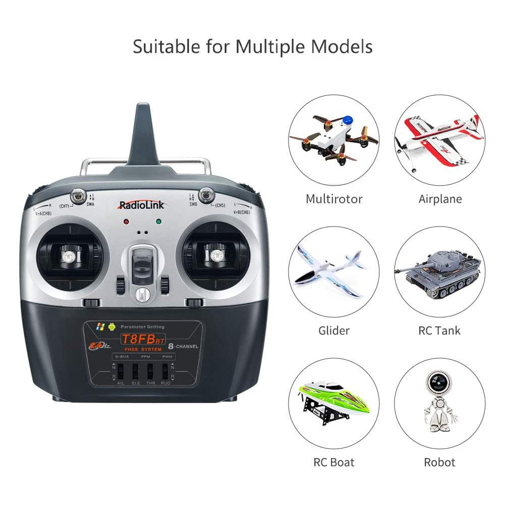 Radiolink T8FB V2 8CH RC Trans - Receiver Sbus 8Ch บทวิจารณ์และราคา