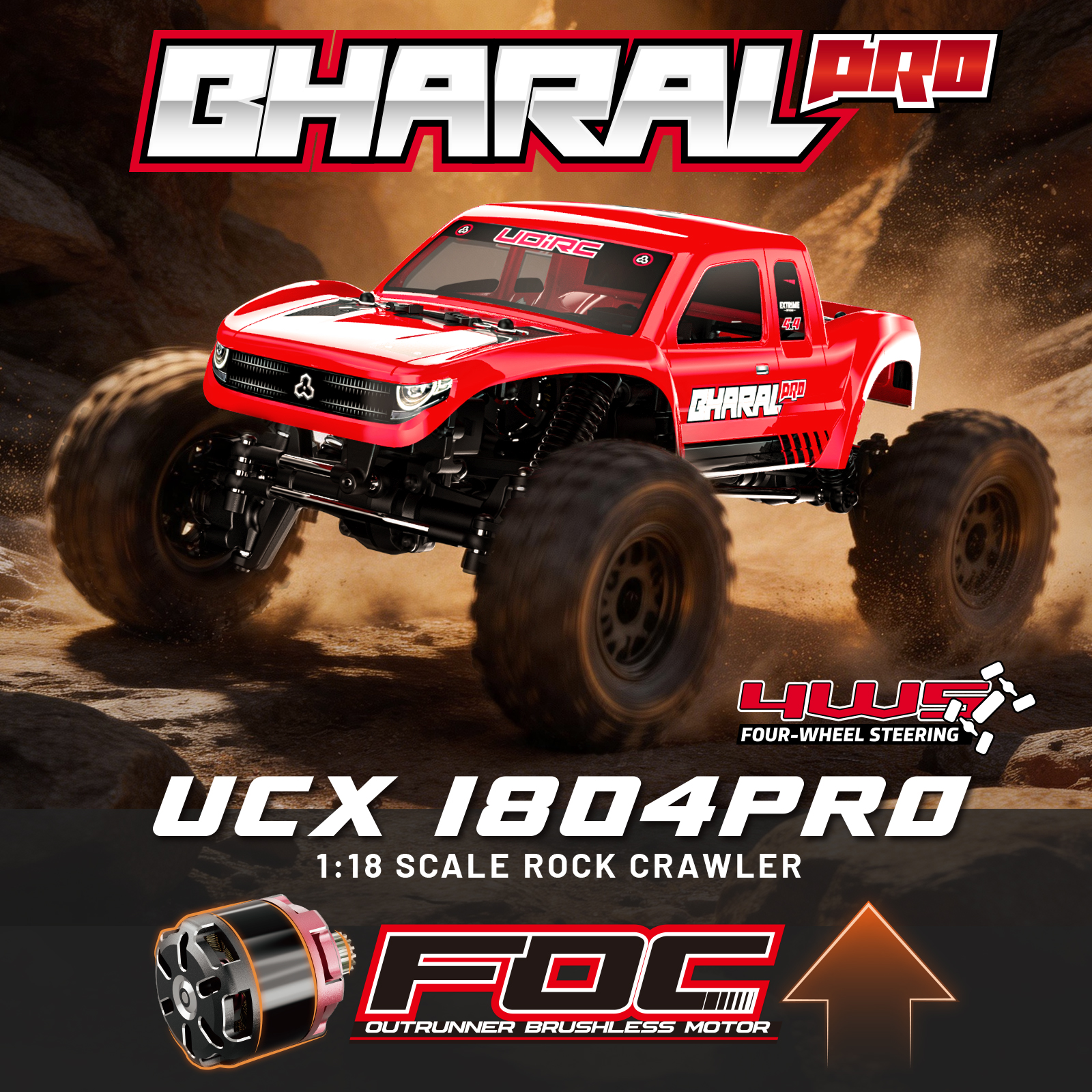 UDIRC UCX1804PRO 1:18 Scale RC - Rc Hobby Dump Truck บทวิจารณ์และราคา