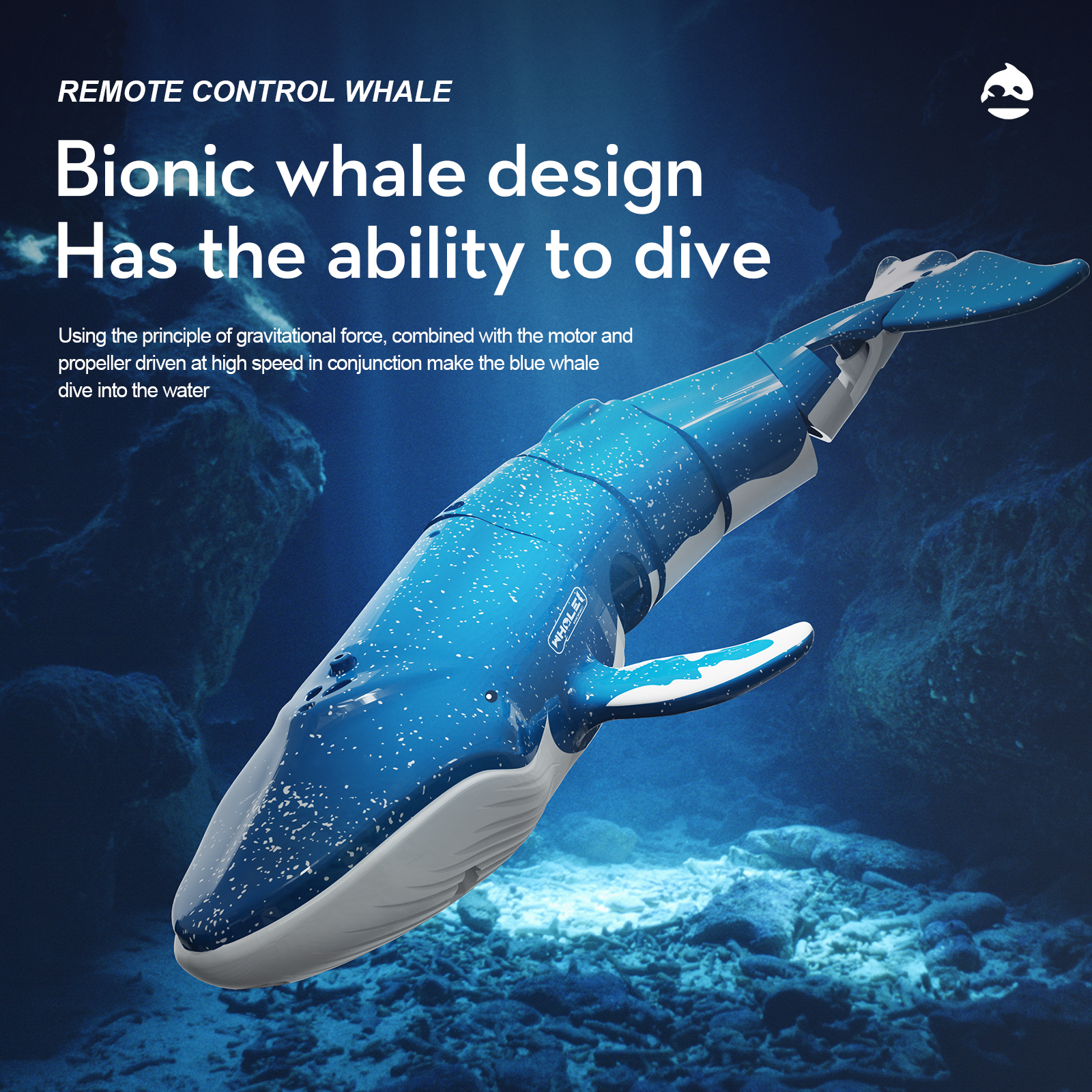 Spray Rc Whale Kids Toy Simula - Rc Submarine Water บทวิจารณ์และราคา