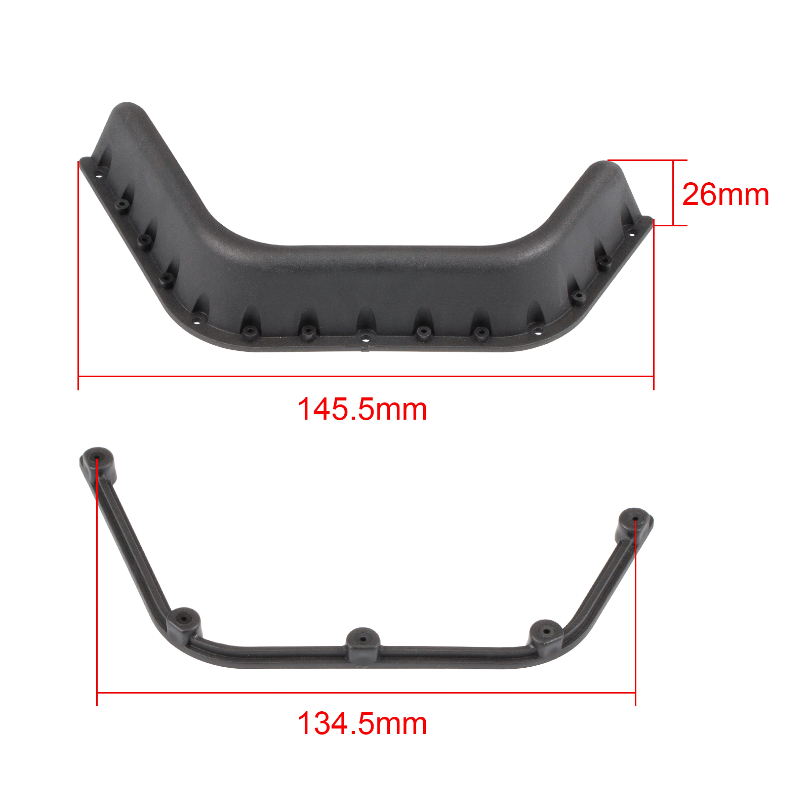 Plastic Wide Fender Flares Set - Body Shell Rc บทวิจารณ์และราคา