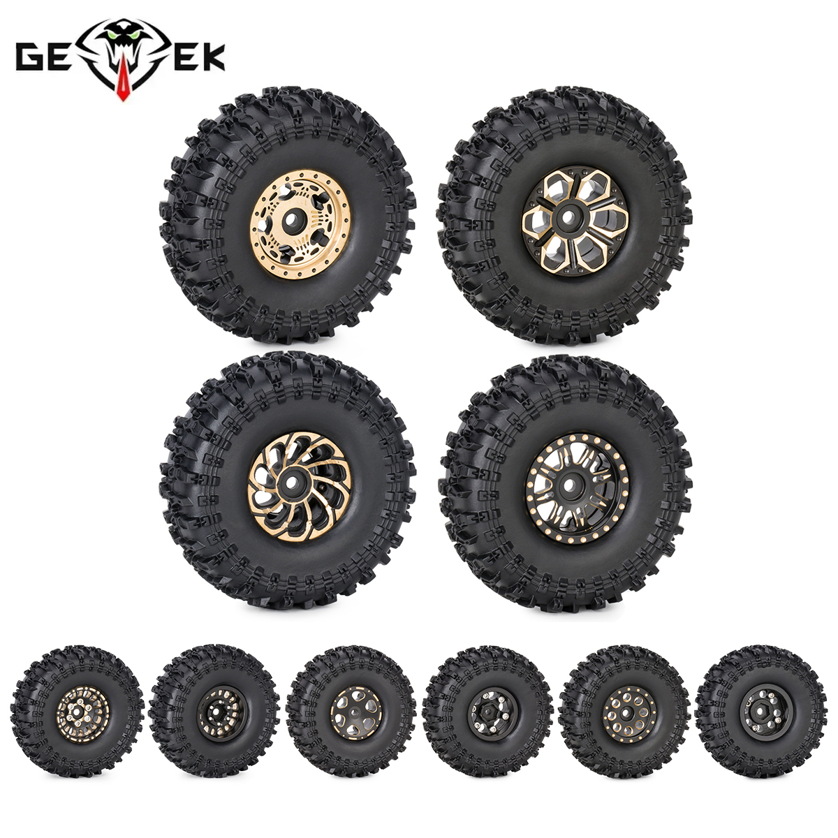 4Pcs 1.0 Inch Brass Beadlock W - Wheel Rim Rc บทวิจารณ์และราคา