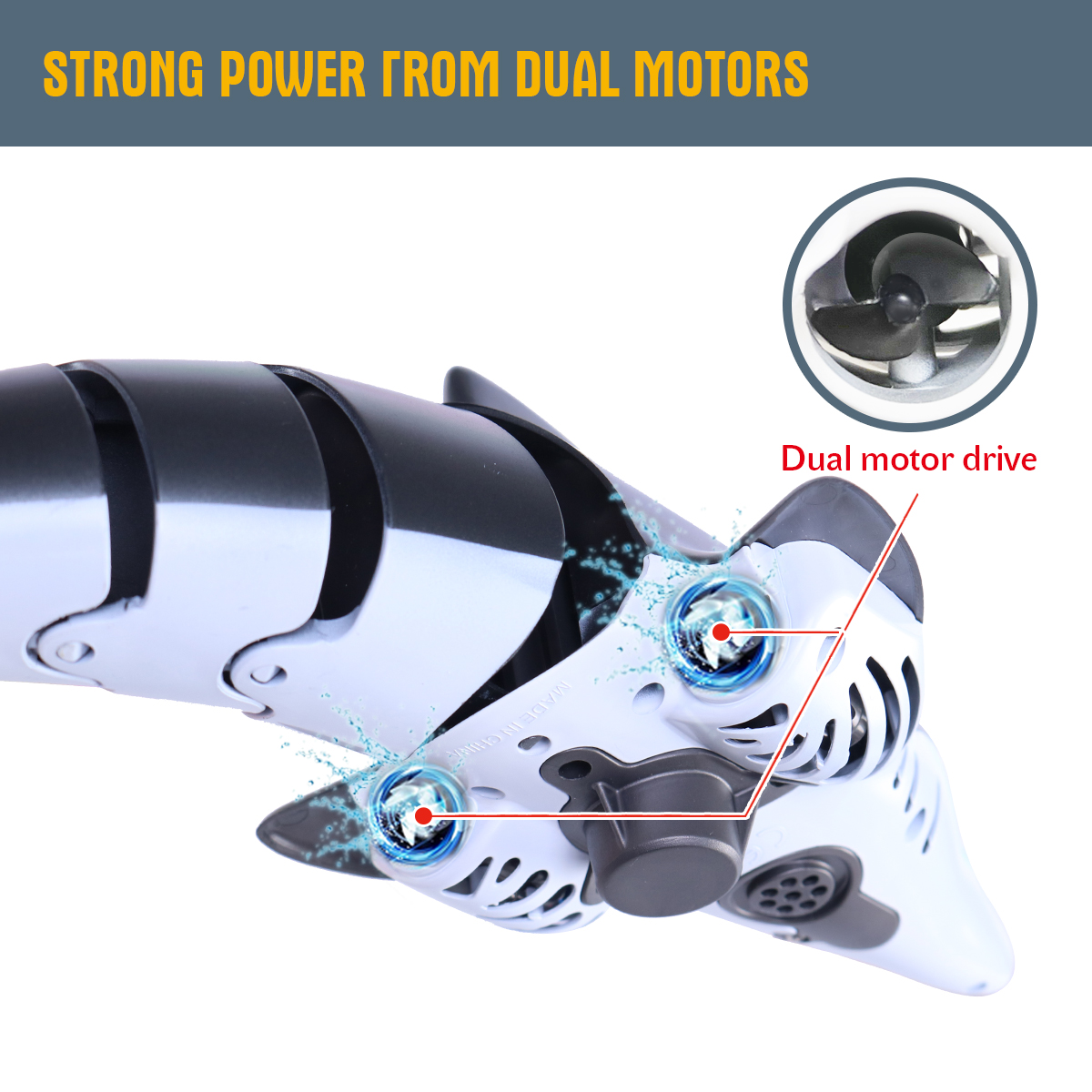 Shark  Rc Dolphin whale Spray  - Rc Submarine Water บทวิจารณ์และราคา