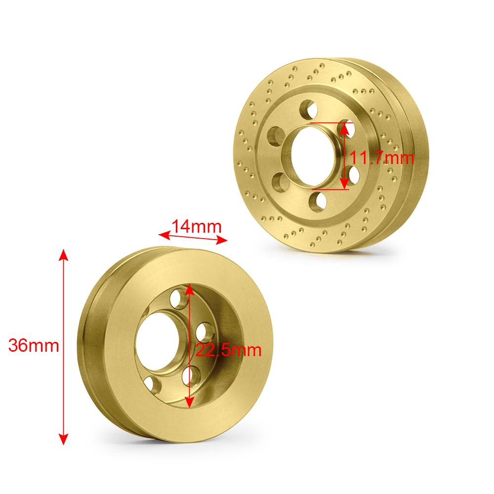 AXSPEED 1pcs Brass Brake Disc  - Wheel Hex Adapter บทวิจารณ์และราคา