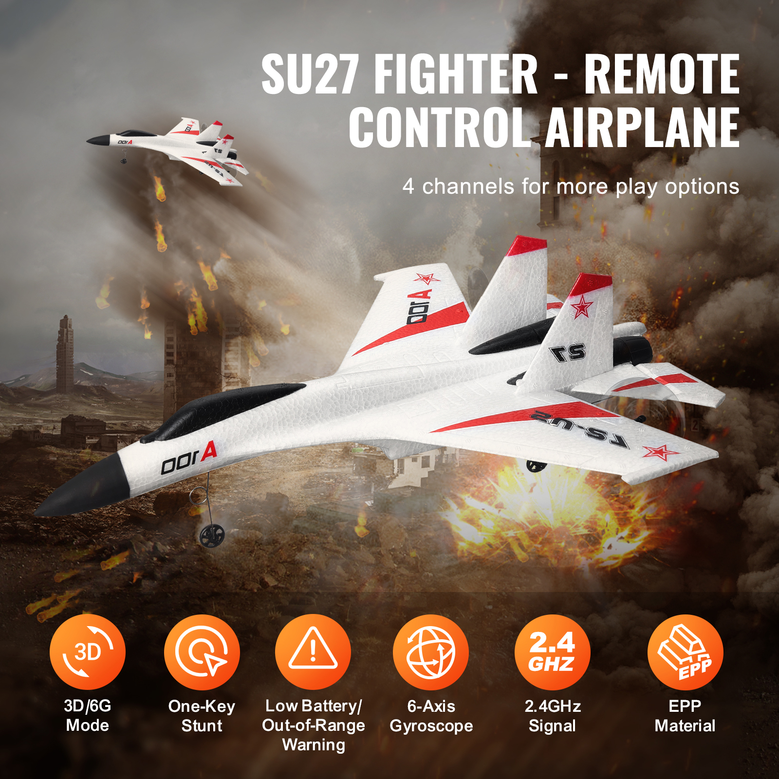 SucceBuy SU27 RC Plane 2.4G  R - Yunshen Rc Hobby บทวิจารณ์และราคา