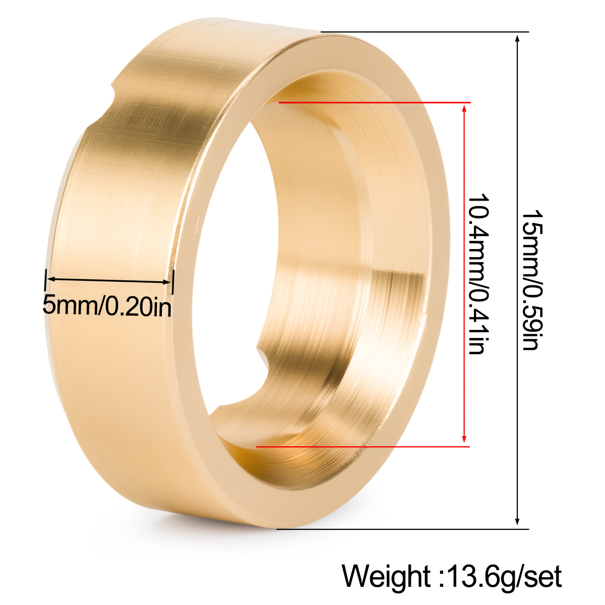 4Pcs Brass Wheel Weights Fit 0 - Wheel Rim Rc บทวิจารณ์และราคา