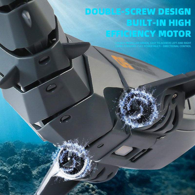 Spary Rc Shark 2.4Ghz Remote C - Rc Submarine Water บทวิจารณ์และราคา