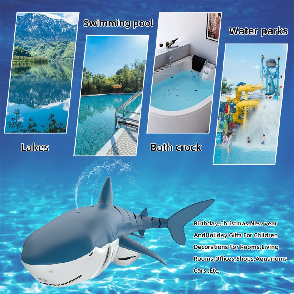 Spary Rc Shark 2.4Ghz Remote C - Rc Submarine Water บทวิจารณ์และราคา