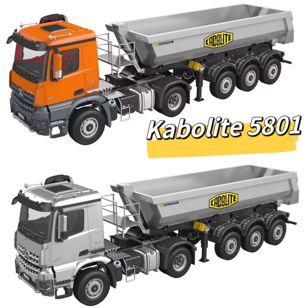 RTR Kabolite 1/14 5801 RC Trac - Rc Hobby Dump Truck บทวิจารณ์และราคา