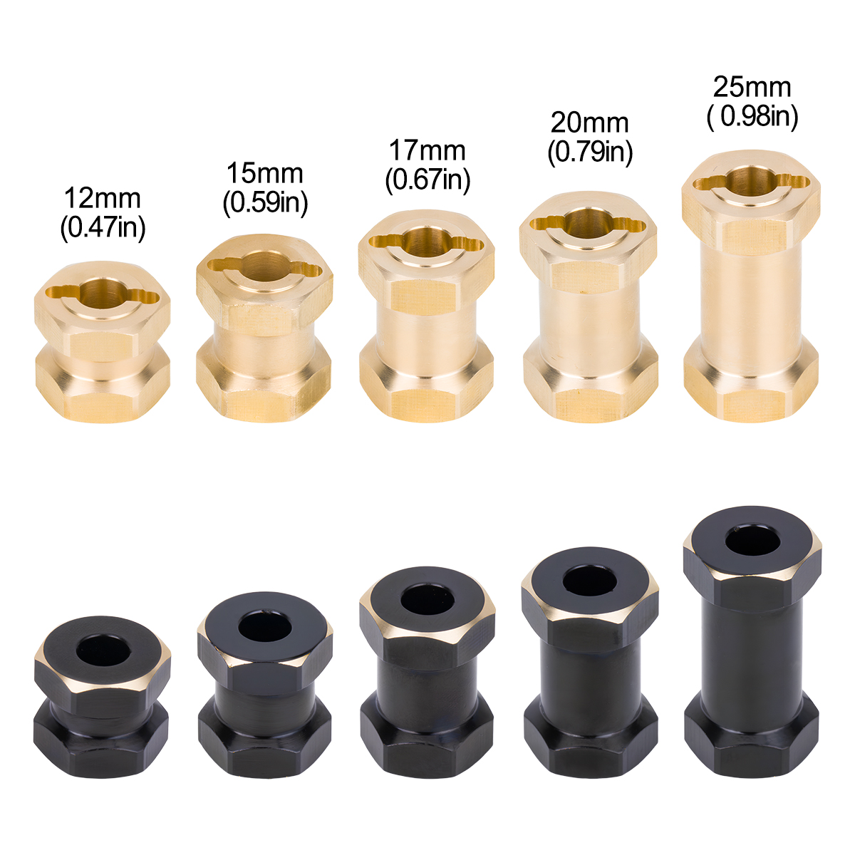 2 Colors - 4Pcs Heavy Duty Bra - Wheel Hex Adapter บทวิจารณ์และราคา