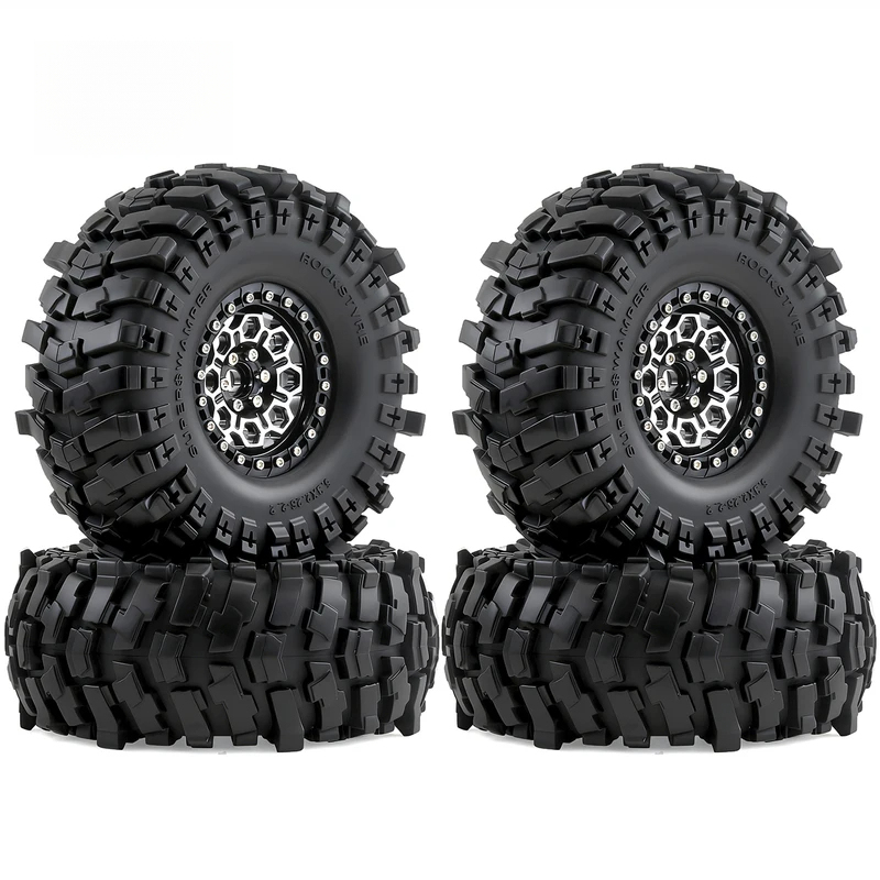 4Pcs 2.2 RC Crawler Tires and  - Wheel Rim Rc บทวิจารณ์และราคา