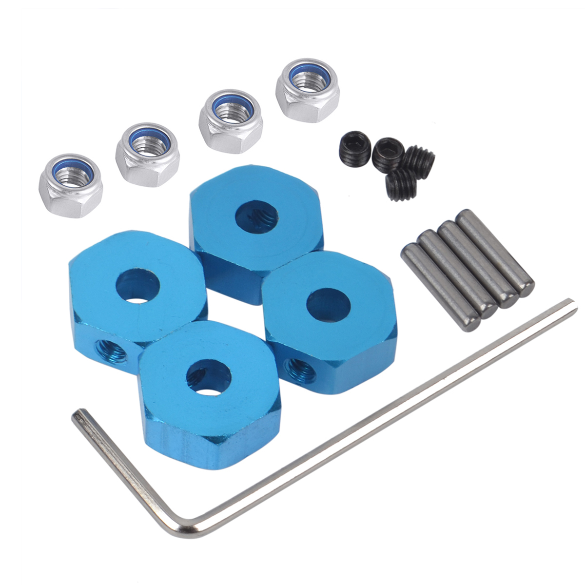 Aluminum 12mm Wheel Hex Hubs D - Wheel Hex Adapter บทวิจารณ์และราคา
