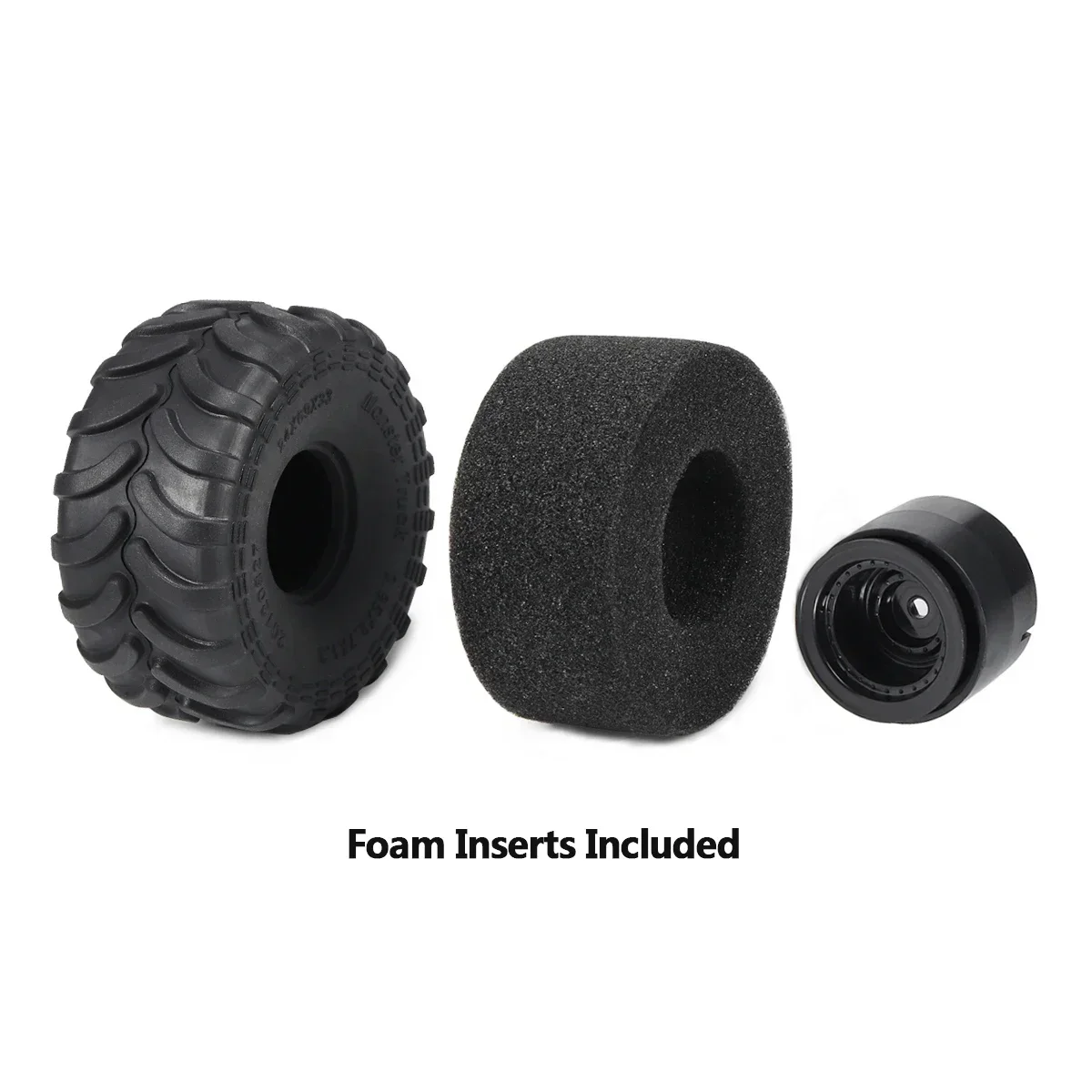 4pcs Monster Truck Tires with  - Wheel Rim Rc บทวิจารณ์และราคา