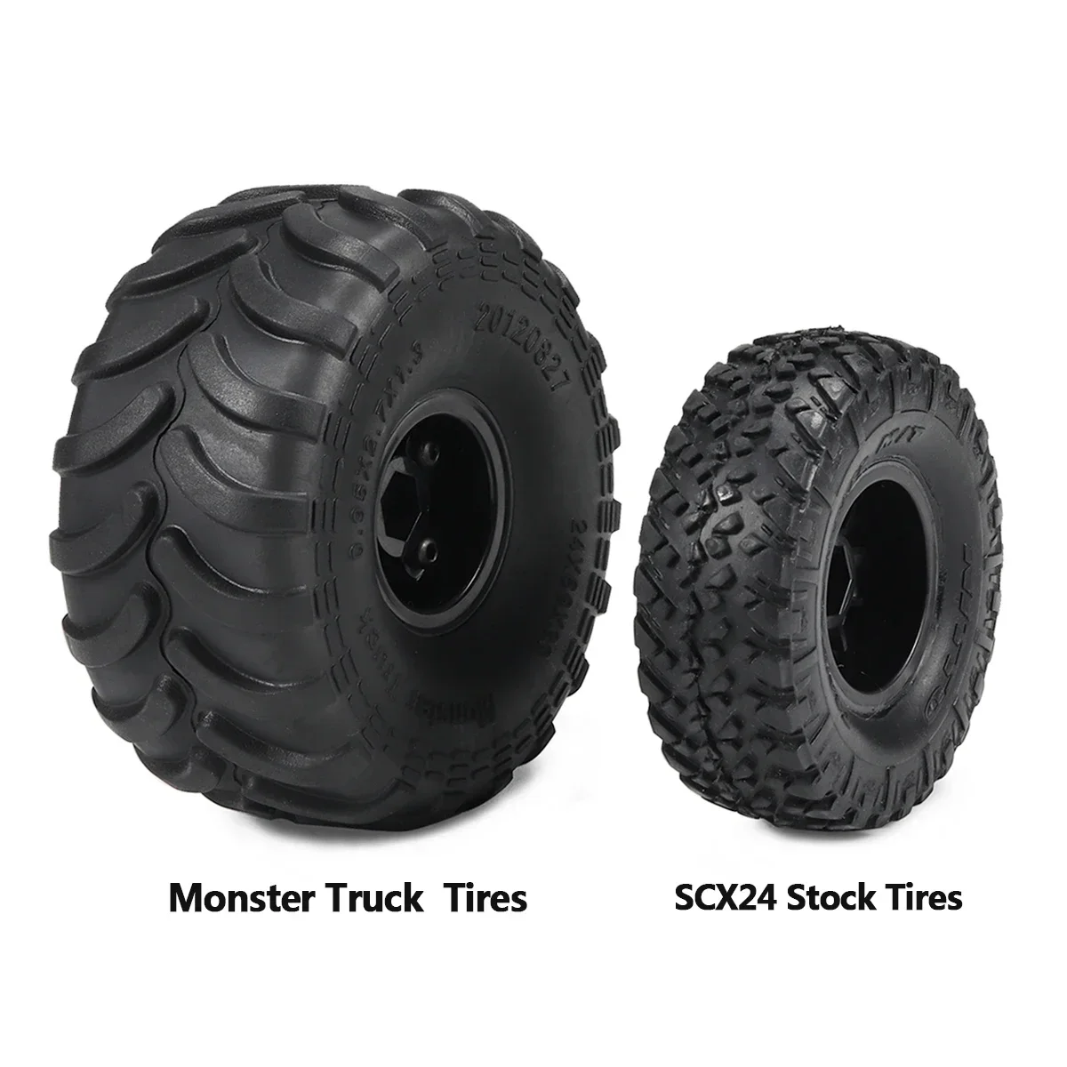 4pcs Monster Truck Tires with  - Wheel Rim Rc บทวิจารณ์และราคา
