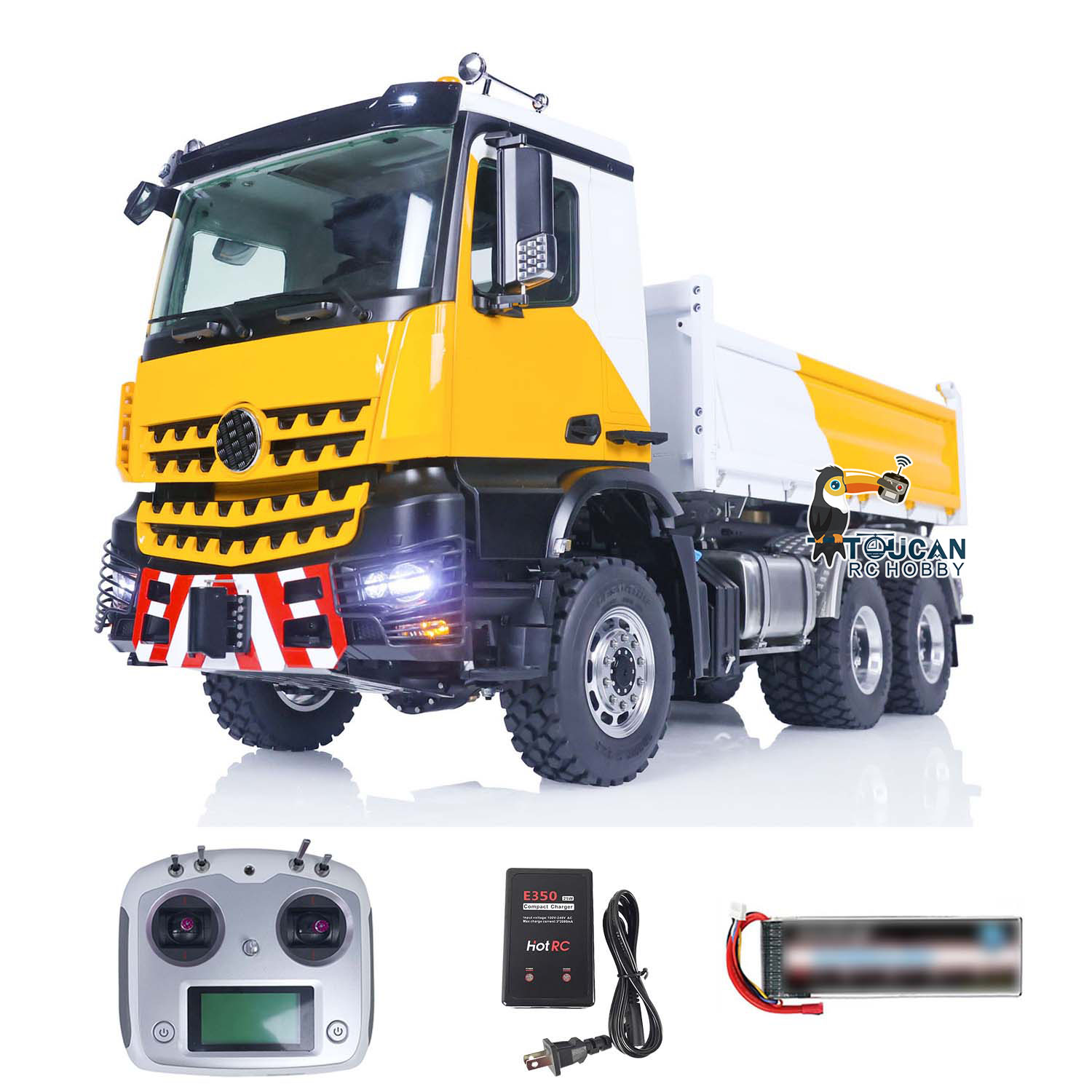 6x6 RTR LESU 1/14 RC Hydraulic - Rc Hobby Dump Truck บทวิจารณ์และราคา