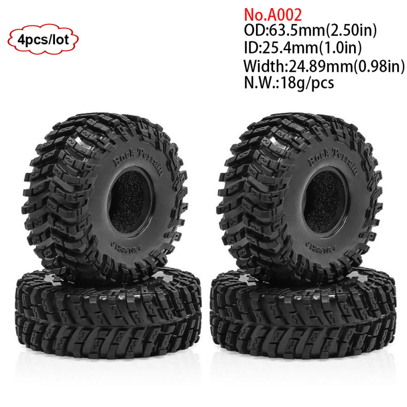 4PCS 1.0inch 57-67mm RC Crawle - Wheel Rim Rc บทวิจารณ์และราคา