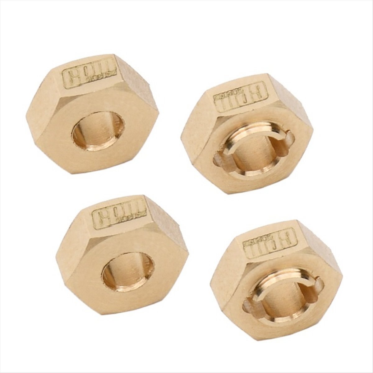 【NEW！TURE】 4pcs Brass Wheel He - Wheel Hex Adapter บทวิจารณ์และราคา