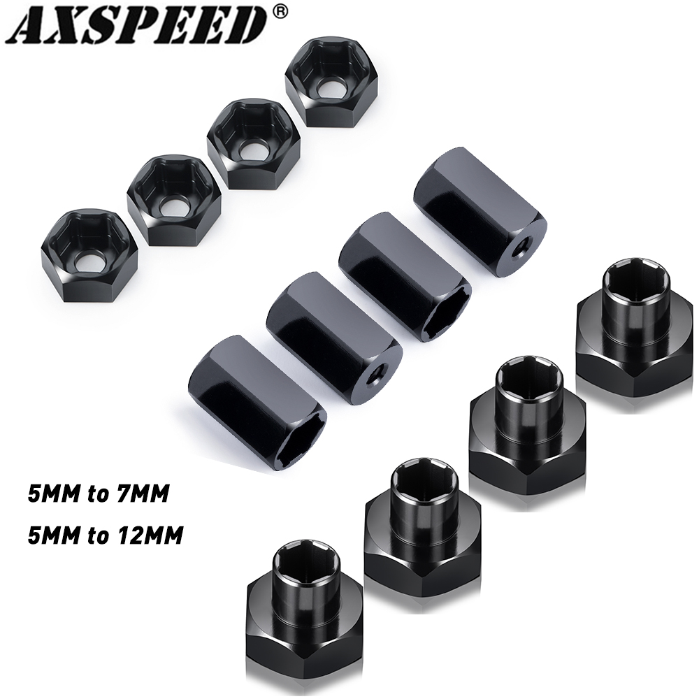 AXSPEED 4Pcs Aluminum 5mm to 7 - Wheel Hex Adapter บทวิจารณ์และราคา