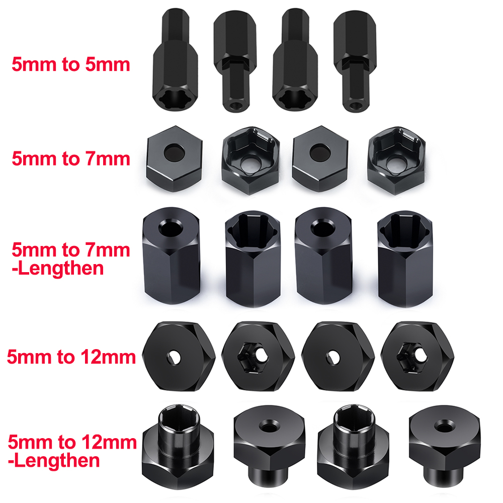 AXSPEED 4Pcs Aluminum 5mm to 7 - Wheel Hex Adapter บทวิจารณ์และราคา