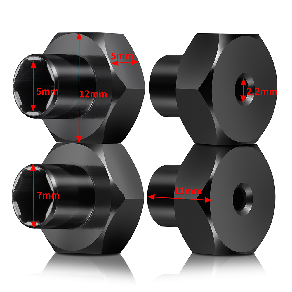 AXSPEED 4Pcs Aluminum 5mm to 7 - Wheel Hex Adapter บทวิจารณ์และราคา
