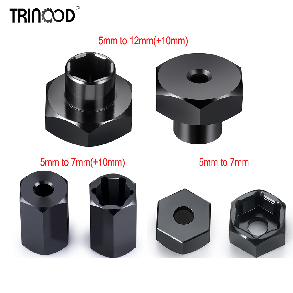 TRINOOD 4Pcs Aluminum Alloy 5m - Wheel Hex Adapter บทวิจารณ์และราคา