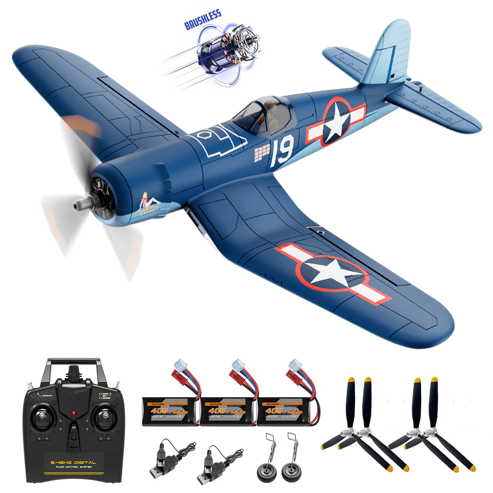 Volantexrc Brushless 500mm F4U - Yunshen Rc Hobby บทวิจารณ์และราคา