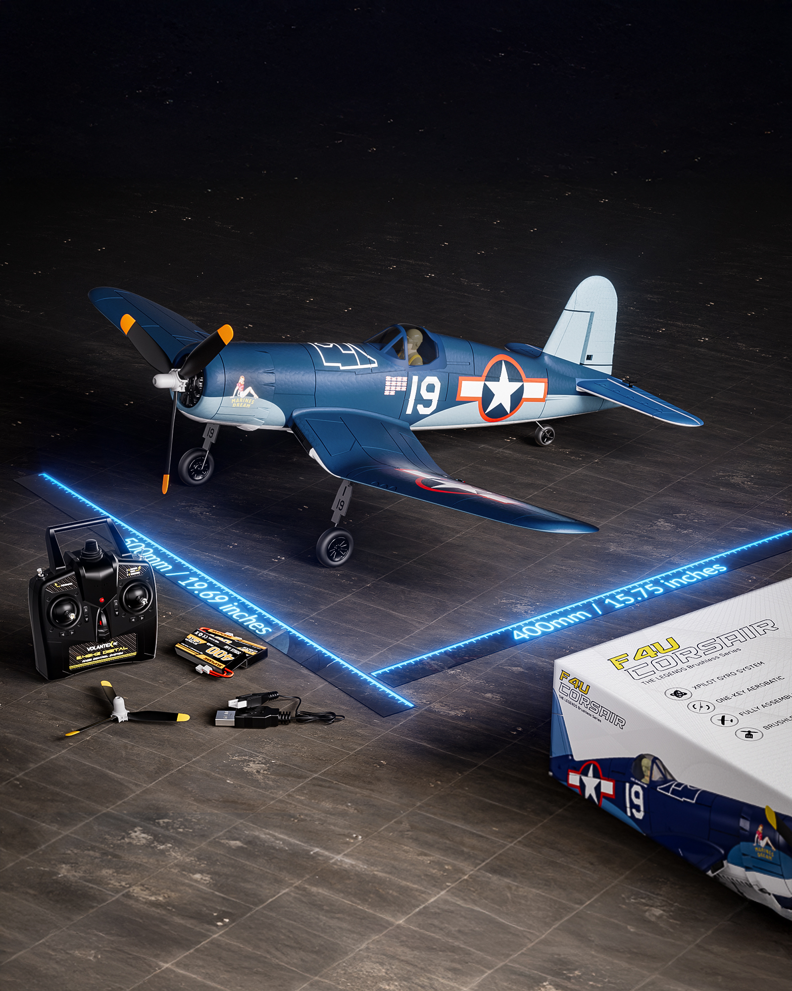 Volantexrc Brushless 500mm F4U - Yunshen Rc Hobby บทวิจารณ์และราคา