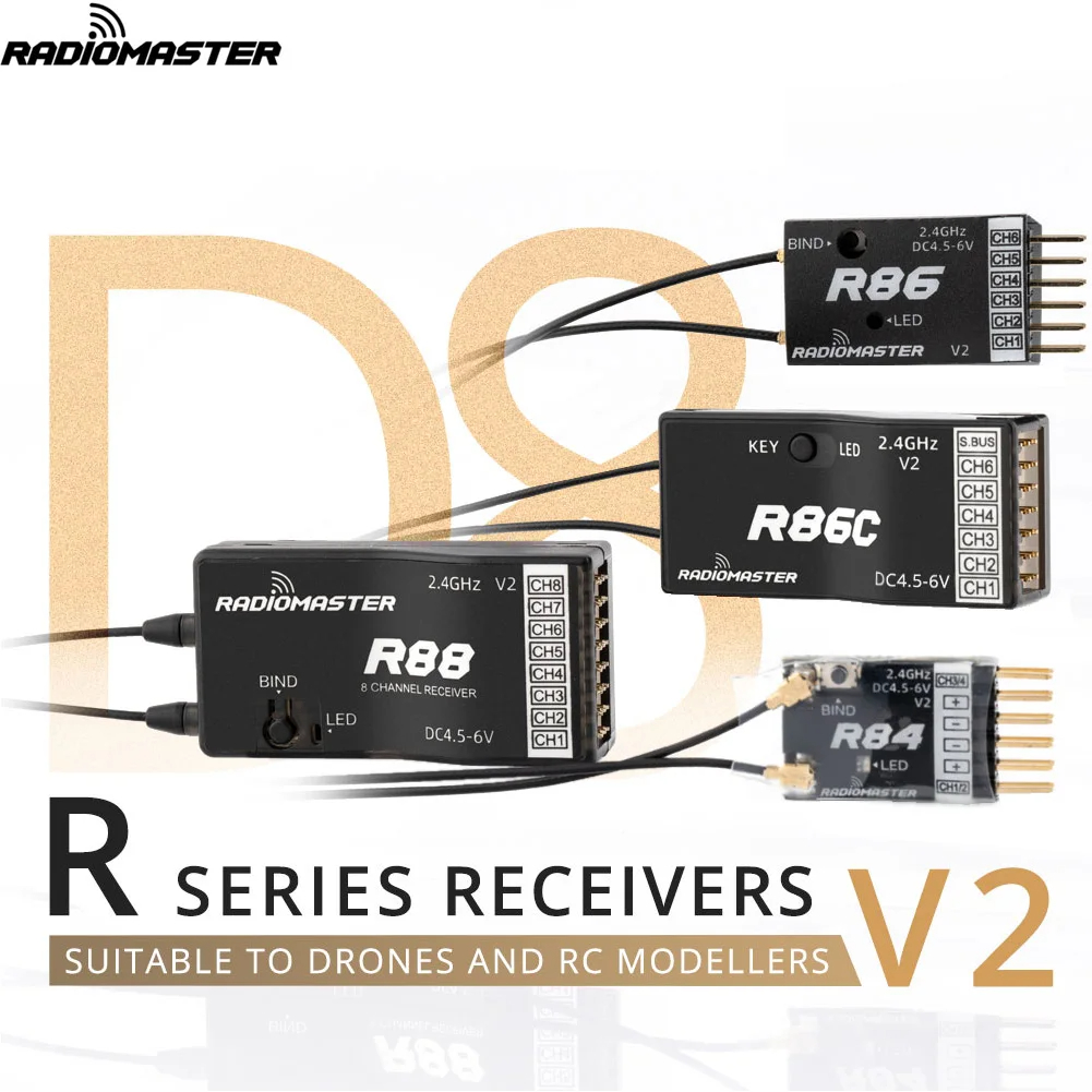 Radiomaster R81 R84 R86 R86C R - Receiver Sbus 8Ch บทวิจารณ์และราคา