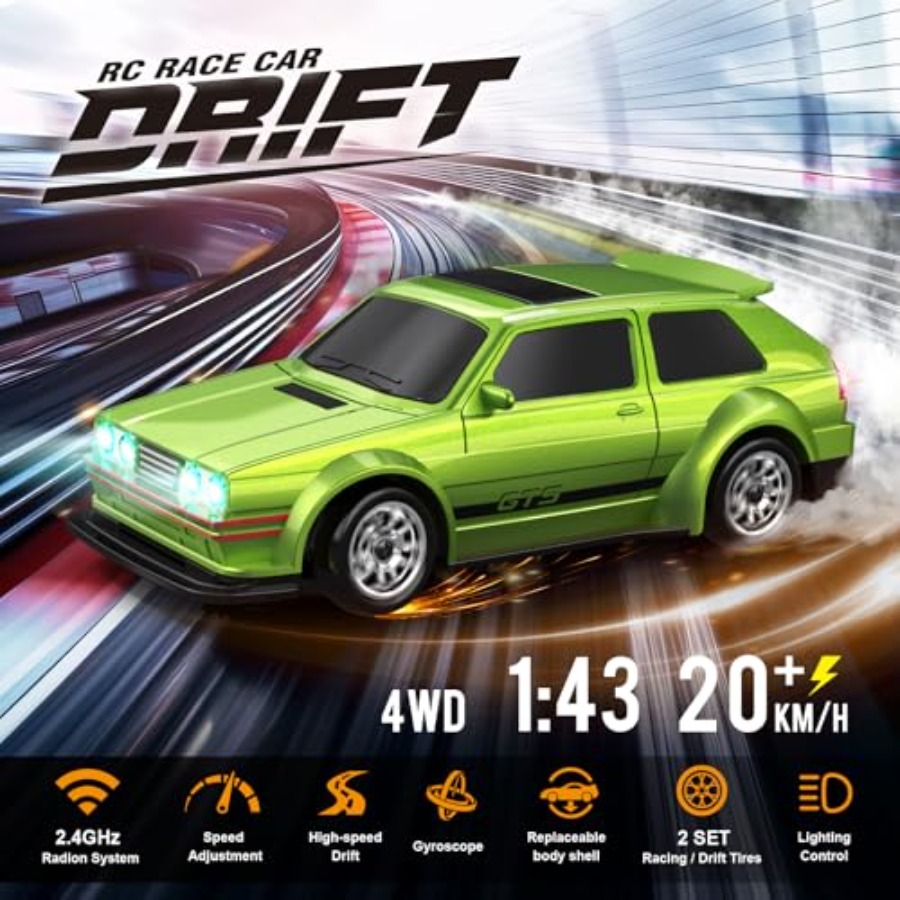 1/43 Mini RC Drift Car with Gy - Rc Hobby Grade Drift Car บทวิจารณ์และราคา