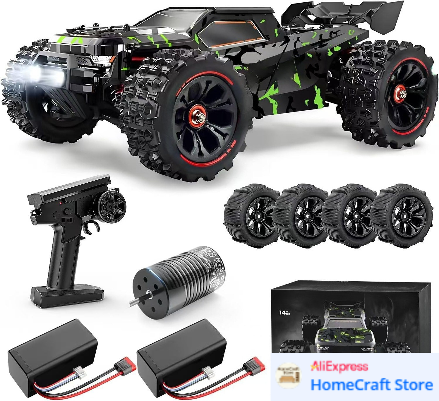 1/14 Brushless RC Cars for Adu - Rc Hobby Dump Truck บทวิจารณ์และราคา