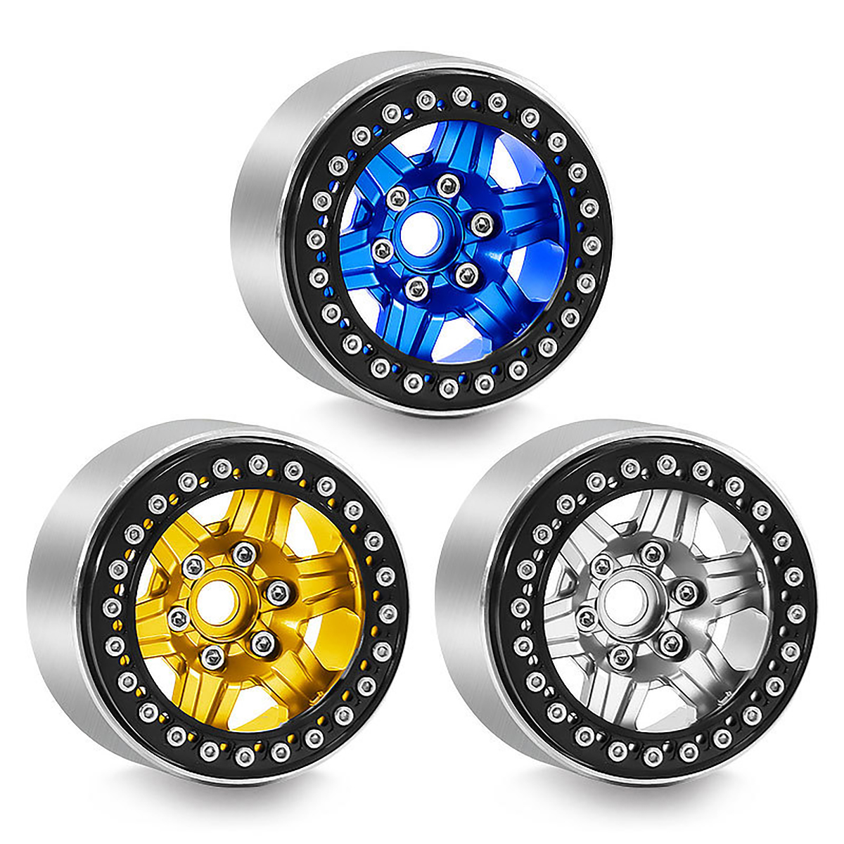 4pcs CNC 1.9 inch Alloy Beadlo - Wheel Rim Rc บทวิจารณ์และราคา