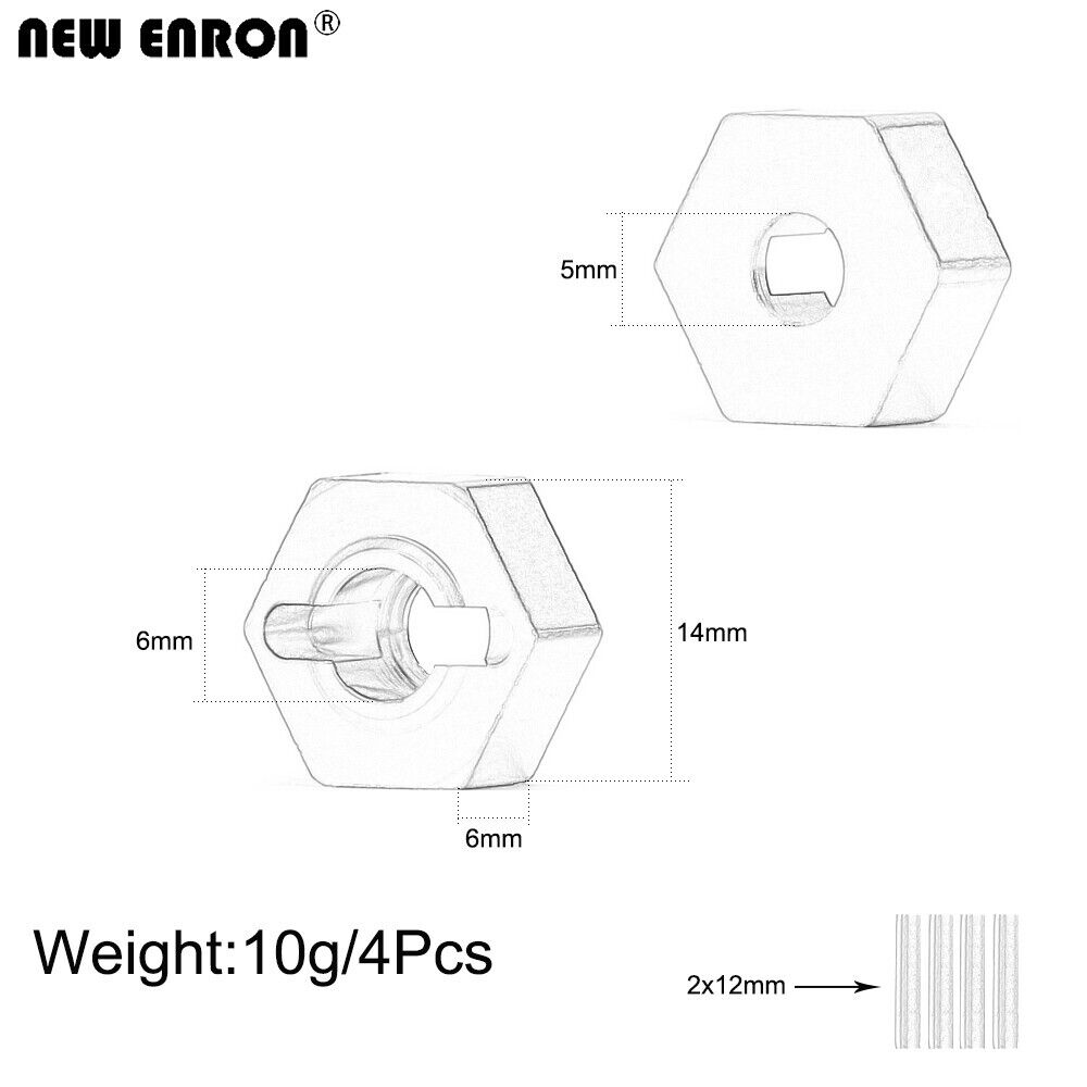 red/blue/black Aluminium 6061  - Wheel Hex Adapter บทวิจารณ์และราคา