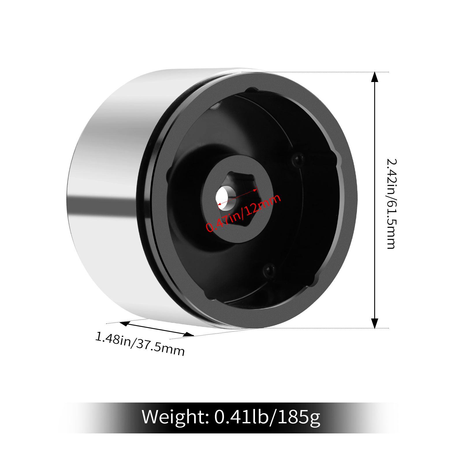 DashRC 2.2'' Beadlock Wheel Ri - Wheel Rim Rc บทวิจารณ์และราคา